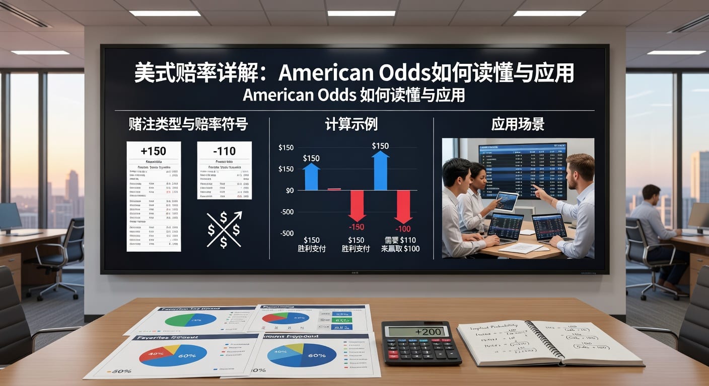 美式赔率 american odds 读法与换算