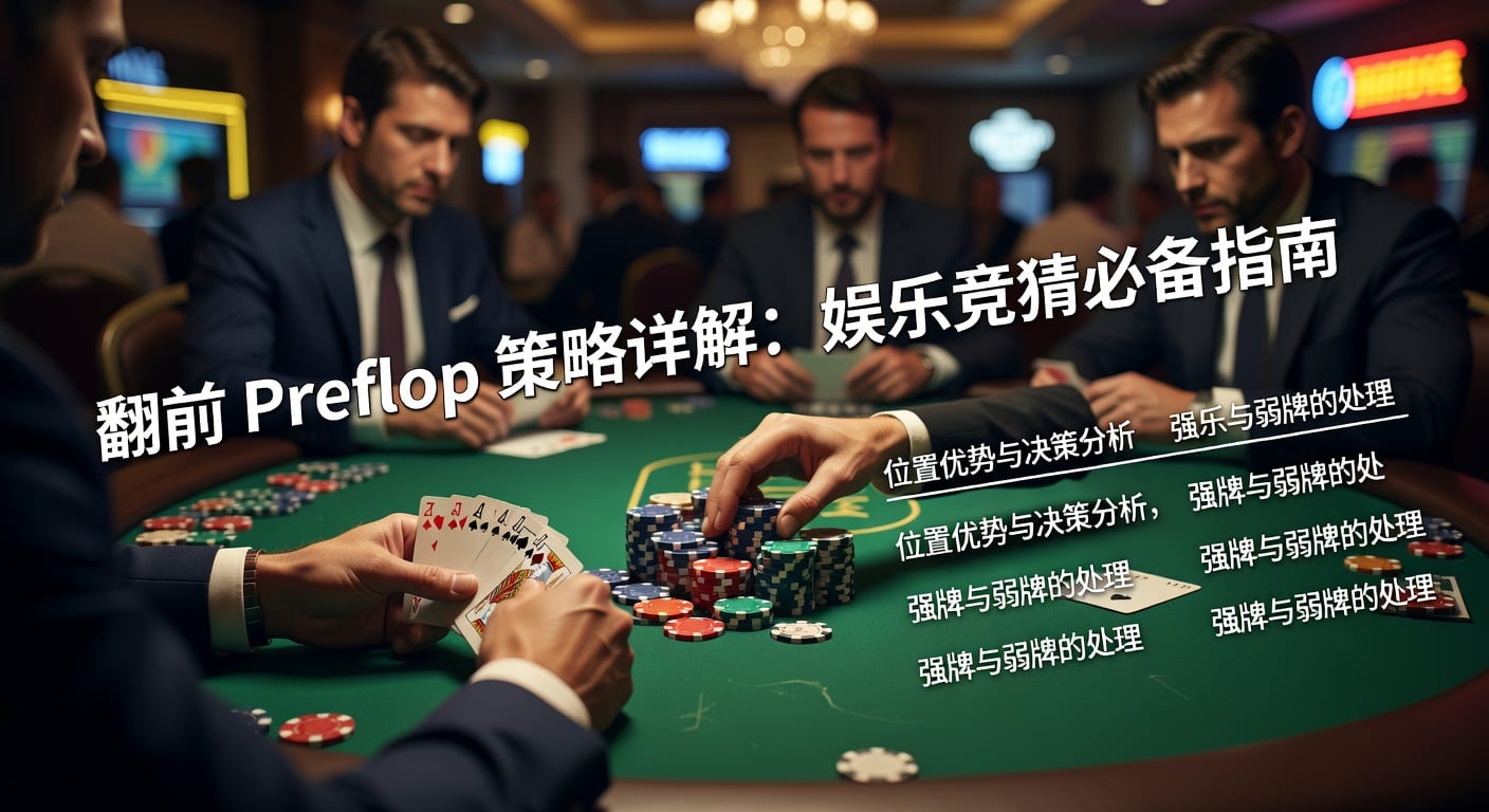 翻前 preflop 实战指南：起手牌、位置与下注逻辑