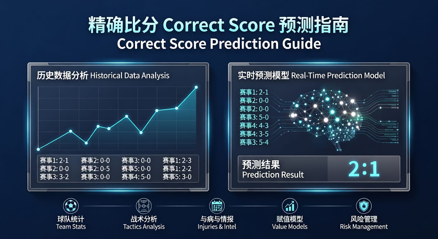 精确比分 correct score投注技巧与判断逻辑解析